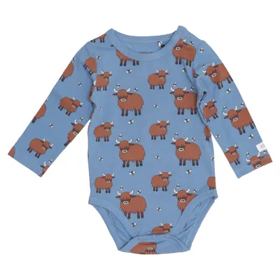 Romper (Blauw, Bruin, Meerkleurig) van Little Me Katoen, Elastaan