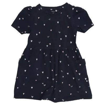 Dress (Blue, Multicolored) from Name It Cotton, Elastane