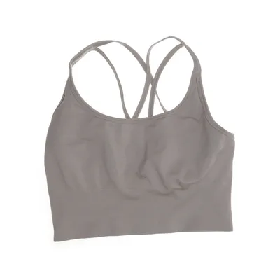 Sport-BH (Grå) från Teveo Elastan, Polyamid, Polyester