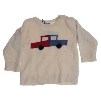 Sweater (Hvid, Blå, Rød) fra Bobo Choses Kashmir, Merinould, Polyamid, Viscose