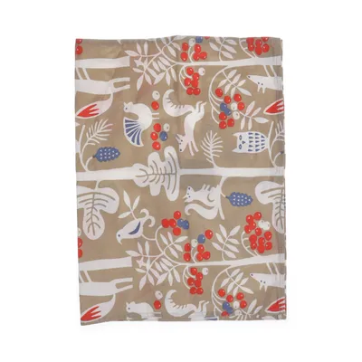 Kökshandduk (Brun, Flerfärgad) från Klippan