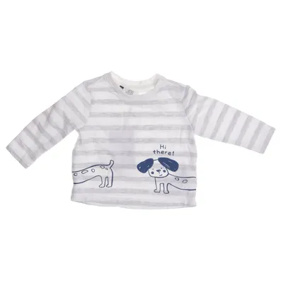 Lange mouwen shirt (Wit) van Pocopiano Katoen, Viscose