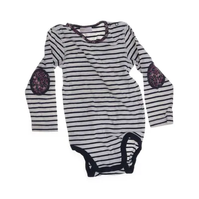 Body (Vit, Blå) från Baby by Lindex Bomull, Elastan, Linne