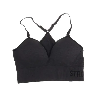 Sport-bh (Grijs) van Stronger Elastaan, Polyamide, Polyester