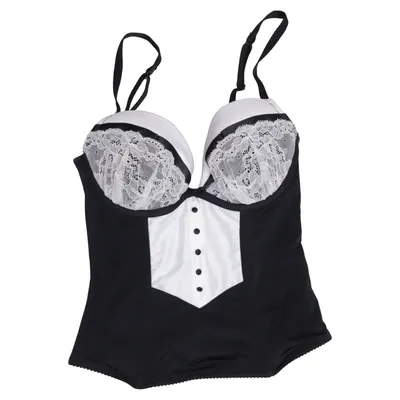 Bustier (Schwarz, Weiß) von La Senza Elasthan, Polyamid, Polyester