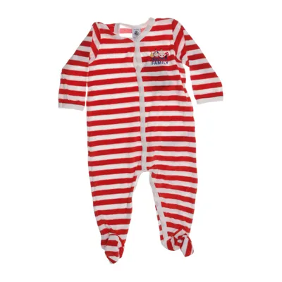 Rompers (Red, White) from Petit Bateau Cotton