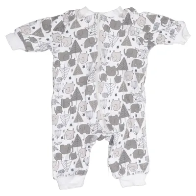 Rompers (White, Gray, Multicolored) from Petite Mini Cotton