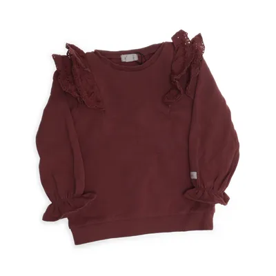 Sweatshirt (Purple) from Newbie by KappAhl Cotton, Elastane