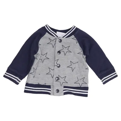 Varsity jacket (Gray, Blue) from Petter & Kajsa Cotton, Polyester