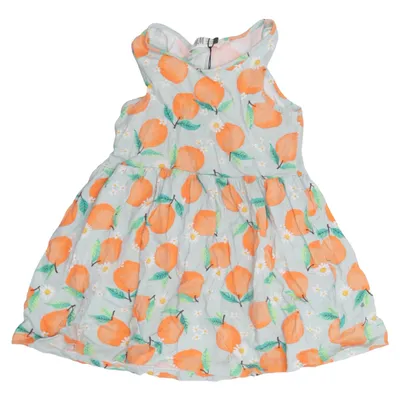 Kjole (Turkis, Flerfarvet) fra H&M Kids Bomuld