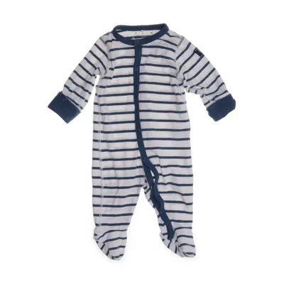 Sparkdräkt (Blå, Vit) från Polarn O. Pyret Elastan, Ekologisk bomull