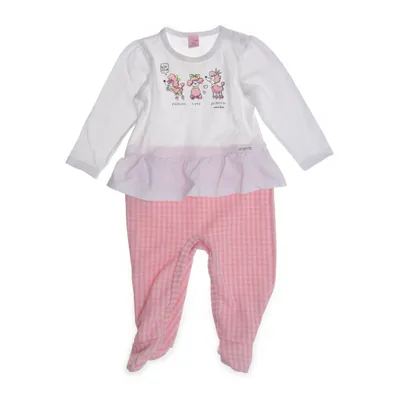 Sparkdräkt (Rosa, Vit) från Mom & Bebe Bomull, Elastan, Polyester