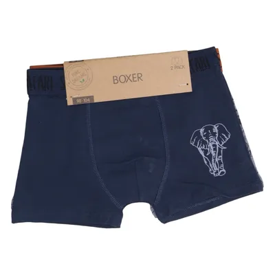 Kalsonger (Blå, Svart) från Boxer Bomull, Elastan