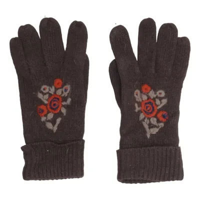 Gloves (Brown, Multicolored)