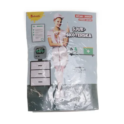 Maskeradkläder (Vit, Röd) från Buttericks