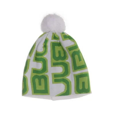 Bonnet à pompon (Vert, Blanc) de Bula Acrylique