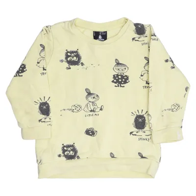 Collegetröja (Gul) från Moomin by Lindex Bomull