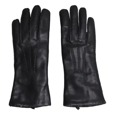 Lederhandschuhe (Schwarz) von Handskmakaren Pelz, Leder