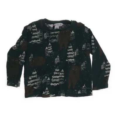 Long sleeve T-shirt (Green, White, Brown) from Mini Market Cotton
