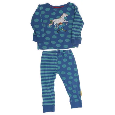 Pyjama (Blauw, Groen) van Åhléns Katoen