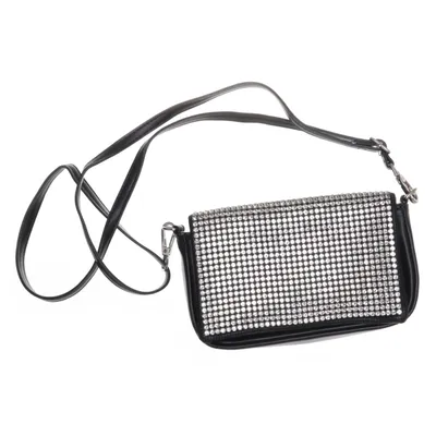 Shoulder-bag (Black, Silver) from Noixx Polyester, Polyurethane