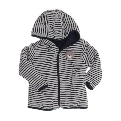 Capuchon sweater (Wit, Blauw) van Bornino Katoen, Polyester