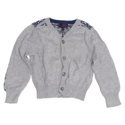 Cardigan (Gray, Blue, Multicolored) from Paul Smith Junior Cashmere, Cotton