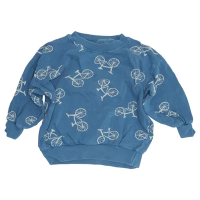 Sweatshirt (Blå, Hvid) fra Bobo Choses Økologisk bomuld