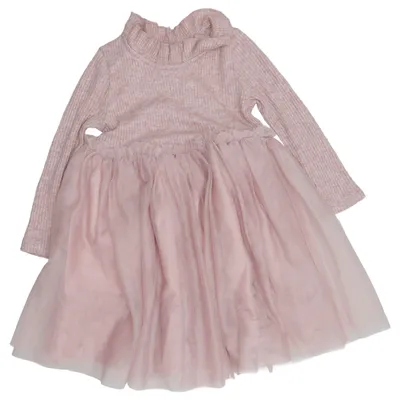 Dress (Pink, Silver) from Primark Polyamide, Polyester, Viscose