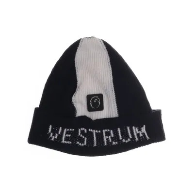 Beaniehue (Hvid, Blå) fra Vestrum Uld