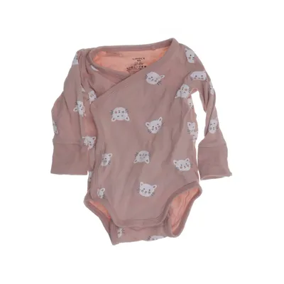 Body (Beige, Vit) från Lindex Baby Bomull, Elastan
