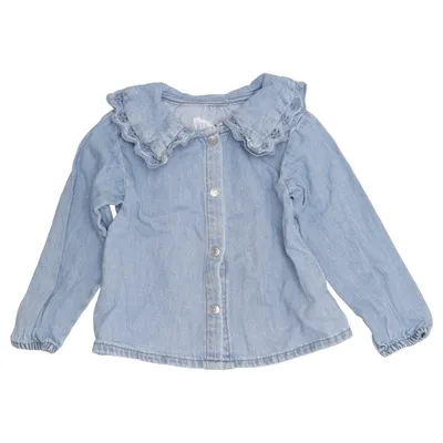 Jeansskjorte (Blå) fra Zara Bomuld