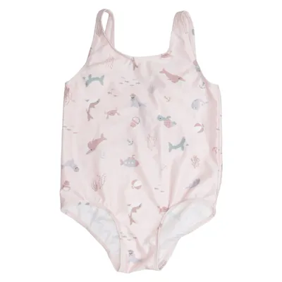 Maillot de bain une pièce (Rose, Multicolore) de H&M Élasthane, Polyester