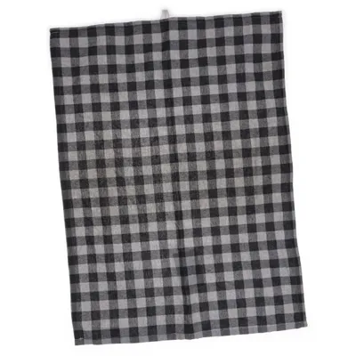 Kökshandduk (Svart, Grå, Vit) från Classic Textile of Sweden Återvunnen bomull, Återvunnen polyester