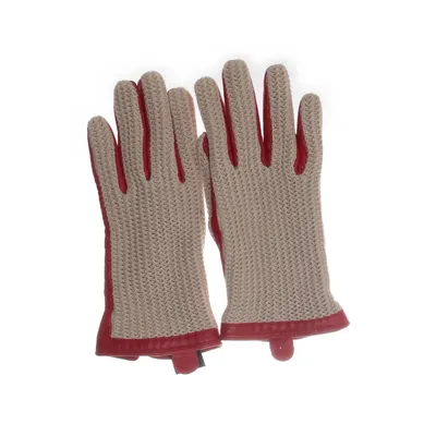 Handskar (Röd, Beige) från Gaucho Bomull, Skinn, Ull