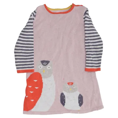 Jurk (Roze, Meerkleurig) van Baby Boden Kasjmier, Katoen, Polyamide, Viscose