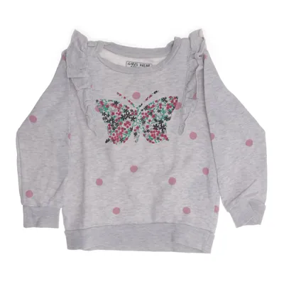Sweatshirt (Gris, Multicolore) de Girls Wear Coton, Polyester recyclé, Viscose