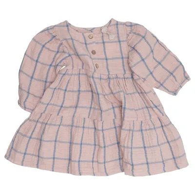 Robe (Rose, Bleu) de Play Up Coton biologique