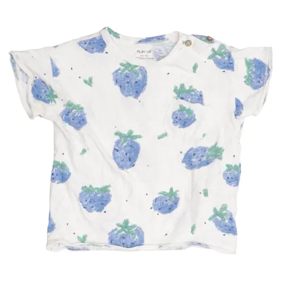 T-shirt (Blanc, Bleu, Vert) de Play Up Coton biologique