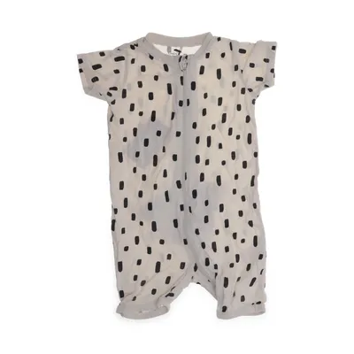 Sparkdräkt (Beige, Svart) från Lindex Baby Bomull