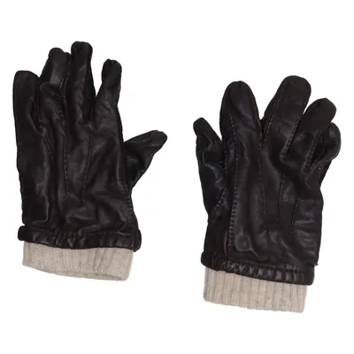 Läderhandskar (Brun, Beige) från M.J.M. Kashmir, Ull