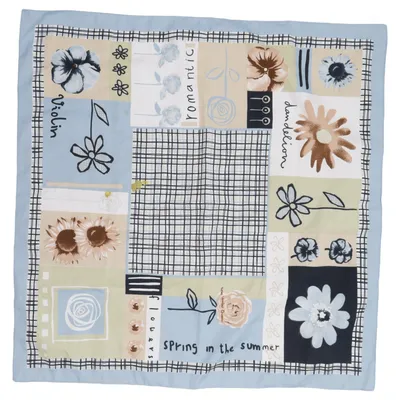 Handkerchief (Blue, Multicolored)