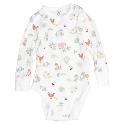 Body (Blanc, Multicolore) de Lindex Baby Coton, Élasthane