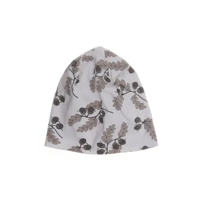 Beaniemössa (Vit, Brun) från Polarn O. Pyret Elastan, Ekologisk bomull