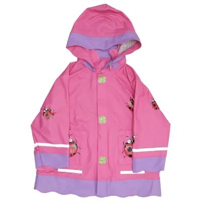 Regnjakke (Pink, Lilla, Flerfarvet) fra Playshoes Polyester