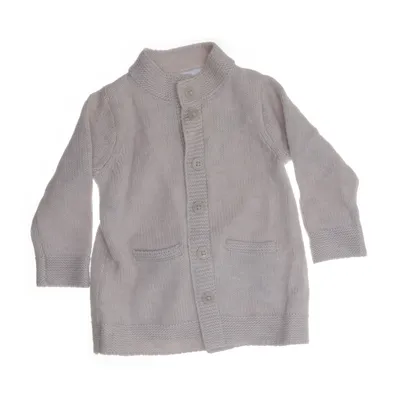 Cardigan (Beige) from The Little White Company Cotton, Merino wool
