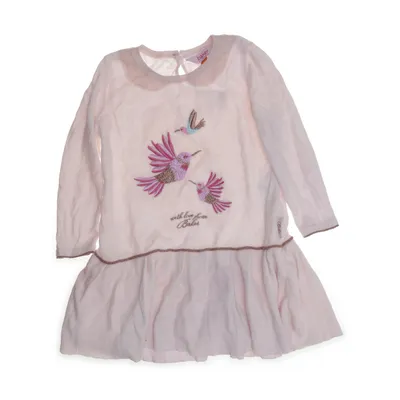 Klänning (Rosa) från Baker by Ted Baker Bomull, Metallfiber, Polyamid, Viskos