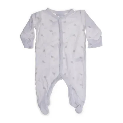Rompers (White, Gray) from The Little White Company Cotton