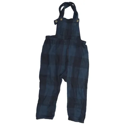 Hängselbyxor (Blå, Svart) från Mini a Ture Bomull