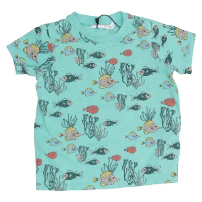T-shirt (Groen, Meerkleurig) van Mini Market Katoen, Elastaan